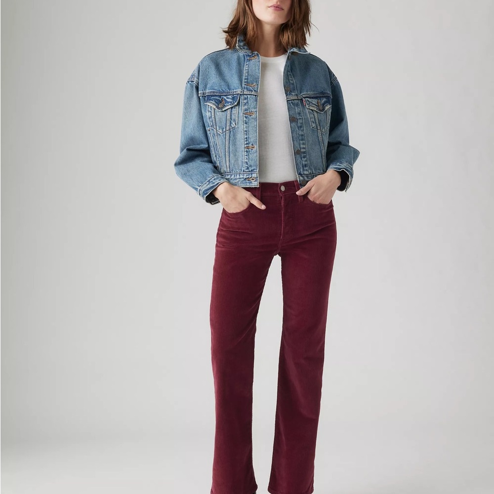 Levi's Red Slim Corduroy Pants